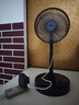 伸缩折叠小风扇家用静音充电型办公台式USB桌面宿舍大风力无线夏台面落地两用折叠电风扇 【直插无调档开关】随机颜色 实拍图