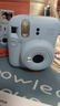 富士（FUJIFILM）instax  mini12 一次成像 立拍立得相机 mini12 绣球蓝 套餐一（官方标配+白边相纸10张） 实拍图