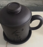 鲍鼎泰紫砂杯原矿黑泥茶杯过滤内胆4件套茶水分离纯手工男士主人杯定制 舍得杯-阳羡黑金泥 实拍图