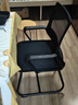 点萤 电脑椅子弓形椅办公椅久坐舒服座椅宿舍椅子靠背椅DNY-84pro 【升级防倾底角】黑框黑网 实拍图