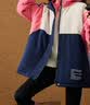 ASK JUNIOR女童棉服冬中长夹棉加厚保暖儿童连帽风衣外套棉衣 粉色 150  实拍图