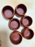 京东京造 宜兴紫砂品茗杯【原矿朱泥】煮泡茶具茶杯50ml 6只礼盒装 实拍图