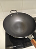 炊大皇铁锅家用无涂层不锈炒锅燃气灶专用炒锅炒菜锅平底锅极铁锅34cm 实拍图