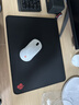 CHERRY樱桃 鼠标垫中号 办公桌垫 键盘垫 游戏鼠标垫 高密纤维顺滑鼠标垫 黑色细面 360*280*4mm 实拍图