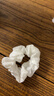 高级感小清新大肠发圈可爱甜美发绳扎头发发饰糖果色女孩头绳头饰 米白色 实拍图