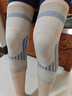 TEEIS德国护膝保暖关节炎半月板损伤男女士夏季薄款运动专业防护老寒腿 蚕丝透气防滑护膝 均码丨80-180斤通用 丨两只装 实拍图