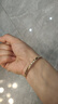 丹尼尔惠灵顿（DanielWellington）dw手镯女[520送女朋友礼物]闪耀星辰玫瑰金小号dw情侣手镯DW531 实拍图