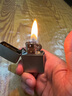 ZIPPO打火机之宝防风煤油 锻纱镀铬 生日礼物送男友送老公 含油套装 实拍图