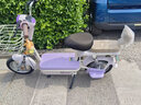 新日（Sunra）电动自行车 小乐果48V20Ah铅酸电池新国标电动车长续航69km电瓶车踏板车代步电车紫 实拍图