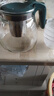 茶壶泡茶器整套茶具茶水分离玻璃耐热泡茶壶花茶套装茶漏 绿把一壶四杯 1000ml 实拍图