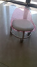 亚克力小凳子静音带万向轮儿童学步凳网红小椅子滑轮矮凳浴室凳 颜色随机【活动款】 实拍图