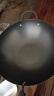 王源吉铁锅炒锅精铸铁无涂层不沾炒菜锅具燃气灶电磁炉通用36cm 实拍图