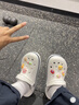 卡骆驰（CROCS）贝雅卡骆班洞洞鞋轻便耐磨一脚蹬休闲鞋女鞋时尚沙滩鞋|205089 芭蕾粉/糖果粉-6TG 37 /38(230mm) 实拍图