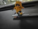迪加伦车载滑动滑板熊摆件卡通滑板车摆件摇摆小装饰品屏幕摆件动动熊黄 实拍图