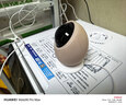 鸿蒙智选海雀800万摄像头家用监控器360度无死角带夜视全景可对话可视频 室内家庭安防宠物母婴看护雀蛋Max 实拍图