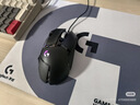 罗技（G）G502 HERO主宰者游戏鼠标电竞鼠标有线RGB机械配重竞技FPS吃鸡宏cf送男友男生礼物 G502HERO+赛博风防滑贴-黑 实拍图