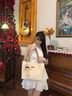 viney【彭小苒同款】牛皮托特包包女包单肩包生日母亲节礼物实用送妈妈 【米白】520送女朋友礼物高档品牌大容量手提包 实拍图