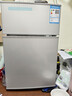 HYUNDAI（韩国现代）小冰箱迷你小型家用冷藏冷冻宿舍出租房办公室双开门二门电冰箱节能省电 58L银【日销过百+租房必备】 实拍图