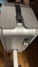 爱尔威（Airwheel）电动行李箱可骑行智能拉杆箱可坐可代步20英寸登机箱 青春版—银 实拍图