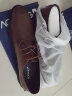 奥康（Aokang）男鞋牛皮皮鞋男士商务正装圆头系带低帮鞋子 棕色（偏大一码） 46 实拍图