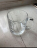 乐美雅玻璃杯咖啡杯泡茶杯子耐高温牛奶杯微波炉可用把杯320ml*2 实拍图