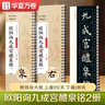 华夏万卷碑帖近距离临摹字卡成人初学者楷书毛笔硬笔高清放大字帖 入门放大版欧阳询九成宫醴泉铭全2册图书 实拍图