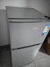 美的（Midea）112L两门小冰箱灰色双温小冰箱迷你家用宿舍租房灵活摆放节能低音深冷速冻 BCD-112CM 实拍图