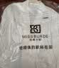 伯德小姐白色衬衫v领职业装女西装内搭上衣正装面试日常通勤雪纺衬衣 M 实拍图