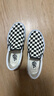 VANS范斯官方 经典款Slip-On经典一脚蹬男女鞋帆布鞋VN000EYEBWW 黑白棋盘格 37 实拍图