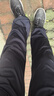 皮尔卡丹高档含桑蚕冰丝休闲裤男士夏季薄款商务宽松弹力西装裤爸爸长裤子 藏青色 【专版LOGO薄款】 34 【150-160斤】 实拍图