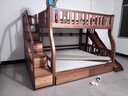 耀拓上下床实木儿童床男孩女孩高低床卧室上下铺成人双层子母床 滑梯款 上铺宽1.6米下铺宽1.8米 实拍图