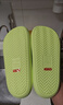 京东京造【泡泡云】踩屎感厚底轻盈防滑外穿拖鞋凉拖女士 浅绿39-40 实拍图