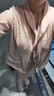 嫚熙（EMXEE）嫚熙春夏薄款纯棉月子服孕妇哺乳睡衣产后产妇家居服 粉色猫咪两件套【胸垫款】 M【合适85-125斤 Supima棉】 实拍图