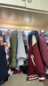 全友（QUANU）家居现代简约风成品大衣柜顶柜组合家具家用卧室分段式衣橱柜子 【白橡木色】1.6m四门衣柜+顶柜 多规格灵活组合+科学分区收纳 实拍图
