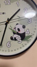 BBA挂钟创意卡通钟表新中式家用客厅儿童房卧室时钟熊猫团团30cm 实拍图