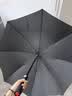 美度（MAYDU）防暴雨伞长柄直杆伞高尔夫晴雨伞抗风户外雨伞 M1123黑色 实拍图