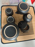京东京造 茶具整套 功夫茶具陶瓷套装茶壶茶杯茶盘【黑陶提梁壶】 12件套  实拍图