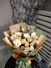 艾斯维娜鲜花速递11朵玫瑰花束送女友生日礼物全国同城配送 11朵香槟玫瑰花束-推荐款 实拍图