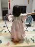 萌乎桃桃露 汉服女童裙子新款国风连衣裙儿童高端古装公主裙 粉色 90 实拍图