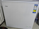 海尔（Haier）冰柜家用300升大容量全冷冻超低温速冻200升小型冰柜新一级能效省电卧式冰箱冷冻冷藏无需除霜冰柜 201升零下30度+钢板内胆+新一级能效 201L 实拍图