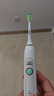 飞利浦（PHILIPS）声波电动牙刷钻石3系 5倍洁齿5种模式 刷头*2【亮白+洁净】生日礼物 送男生女友HX5181/01  白 实拍图