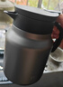 京东京造保温壶 焖茶暖水壶【陶瓷内胆】茶水分离办公室泡茶闷泡壶 灰色1L 实拍图