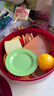 欣格儿童过家家切蔬菜水果玩具切切乐可剥仿真苹果收纳桶32件生日礼物 实拍图
