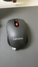 联想（Lenovo）无线蓝牙双模鼠标 便携办公鼠标 人体工程学设计 适用台式机一体机笔记本平板Howard Mouse 2022灰 实拍图