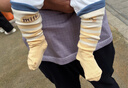 尼多熊儿童袜子春秋婴儿长筒袜新生儿袜子棉袜宝宝过膝袜松口不勒脚春秋 实拍图