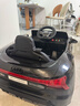 星辰皓奥迪儿童电动车四驱汽车遥控四轮宝宝玩具车可坐人童车RSGT 黑色+四驱+遥控+摇摆+皮座+软轮 实拍图