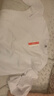 名创优品（MINISO）220G纯棉长袖t恤男春季纯色内搭衣服宽松休闲打底衫 白 XL 实拍图