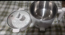 美的（Midea）电煮锅 宿舍小锅 不锈钢0涂层 小电锅 学生寝室一体泡面火锅多功能 电蒸锅 电热锅 XZE1614 配蒸笼 实拍图