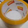 得力（deli）高品质米黄色封箱胶带打包宽胶带 60mm*60y*50μm(54.8m/卷) 6卷装 办公用品 30358 实拍图