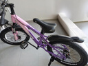 永久（FOREVER）儿童山地车儿童自行车儿童山地自行车6到12岁小学生新款变速单车 标配粉紫|单速+辐条轮+后座+车灯 22寸|身高140-165cm 实拍图
